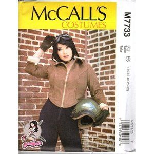 McCall's M7733 Misses 14 to 22 Pilots Jacket Costume Pattern